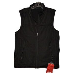 The North Face Ridgewall‎ Softshell Vest S Black BaBylissPRO Logo Zipper Pockets